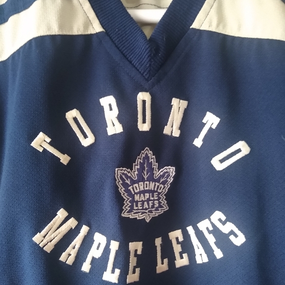 Toronto Mapleleafs Vintage Nike Team Official NHL Blue Youth Hockey Jersey (5) - Picture 2 of 7